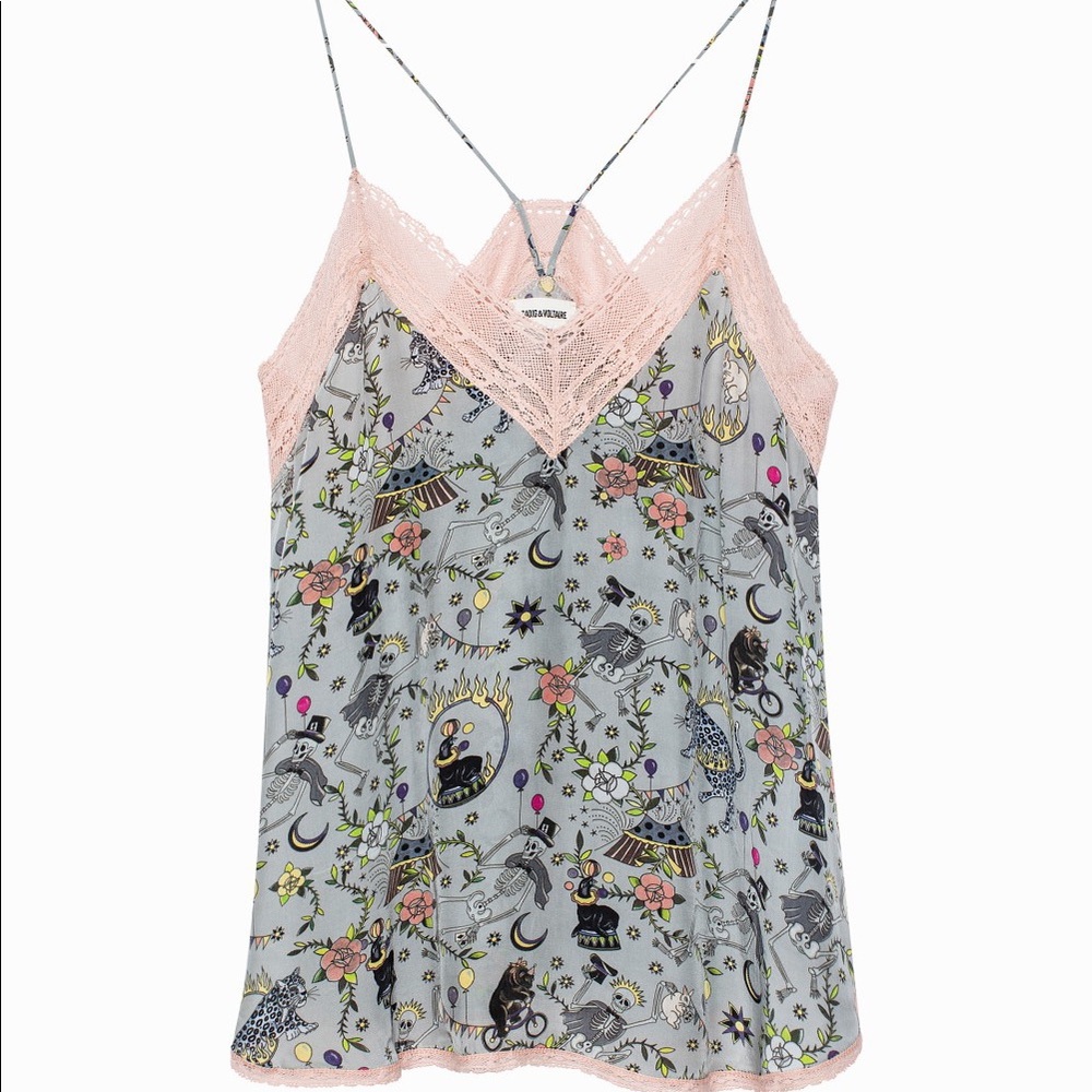 Zadig&Voltare Christy Circus Camisole Size M